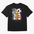2026 Soccer World Cup Football Design Classic T-Shirt Bring Legendary Rivalry Energy to Match Day Hype around FIFA World Cup 2026, Cristiano Ronaldo, Brazil, Tournament Hype, Historic Matchups, Family Viewing Parties and Global Sports Pride; Built