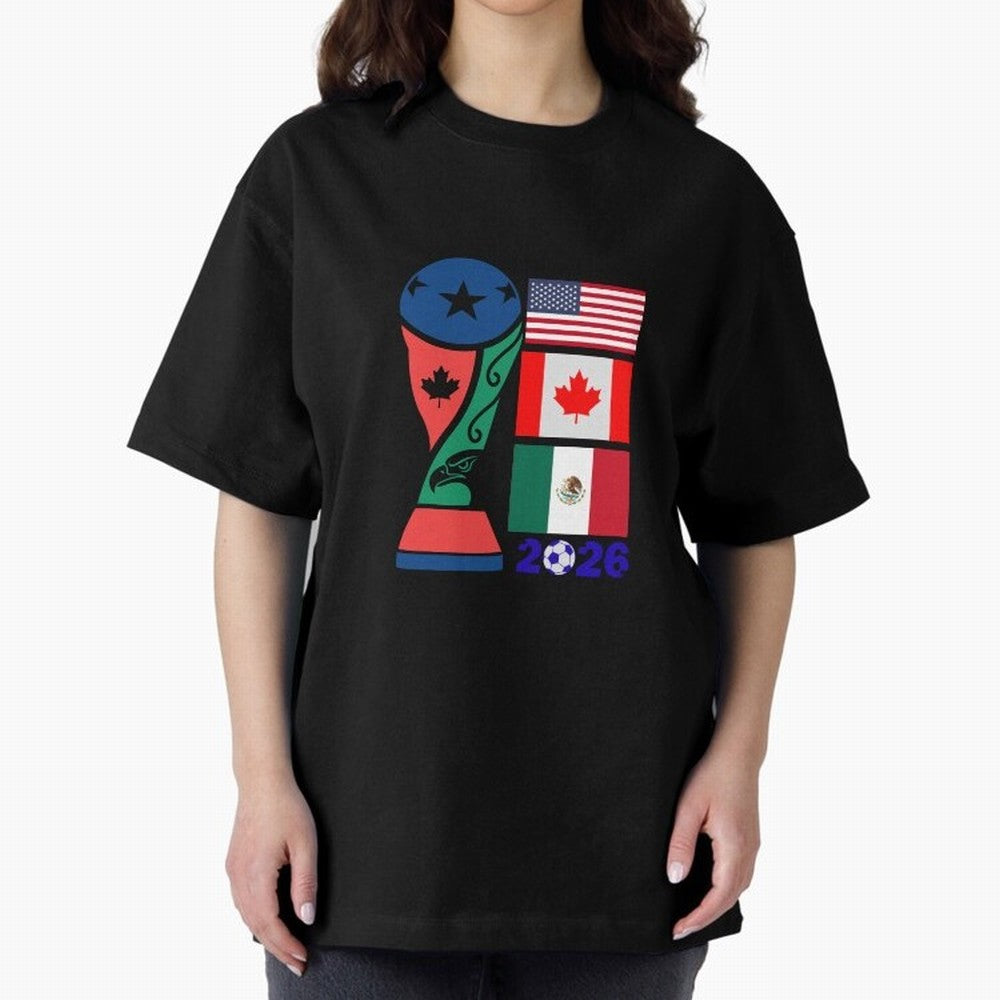 North America Football Unity 2026 Classic T-Shirt Back Your Heroes with FIFA World Cup 2026 for Fans of Mbappe and Neymar and France, Bringing Global Supporter Spirit, Legendary Goals, National Colors and Tournament Celebration; Perfect for