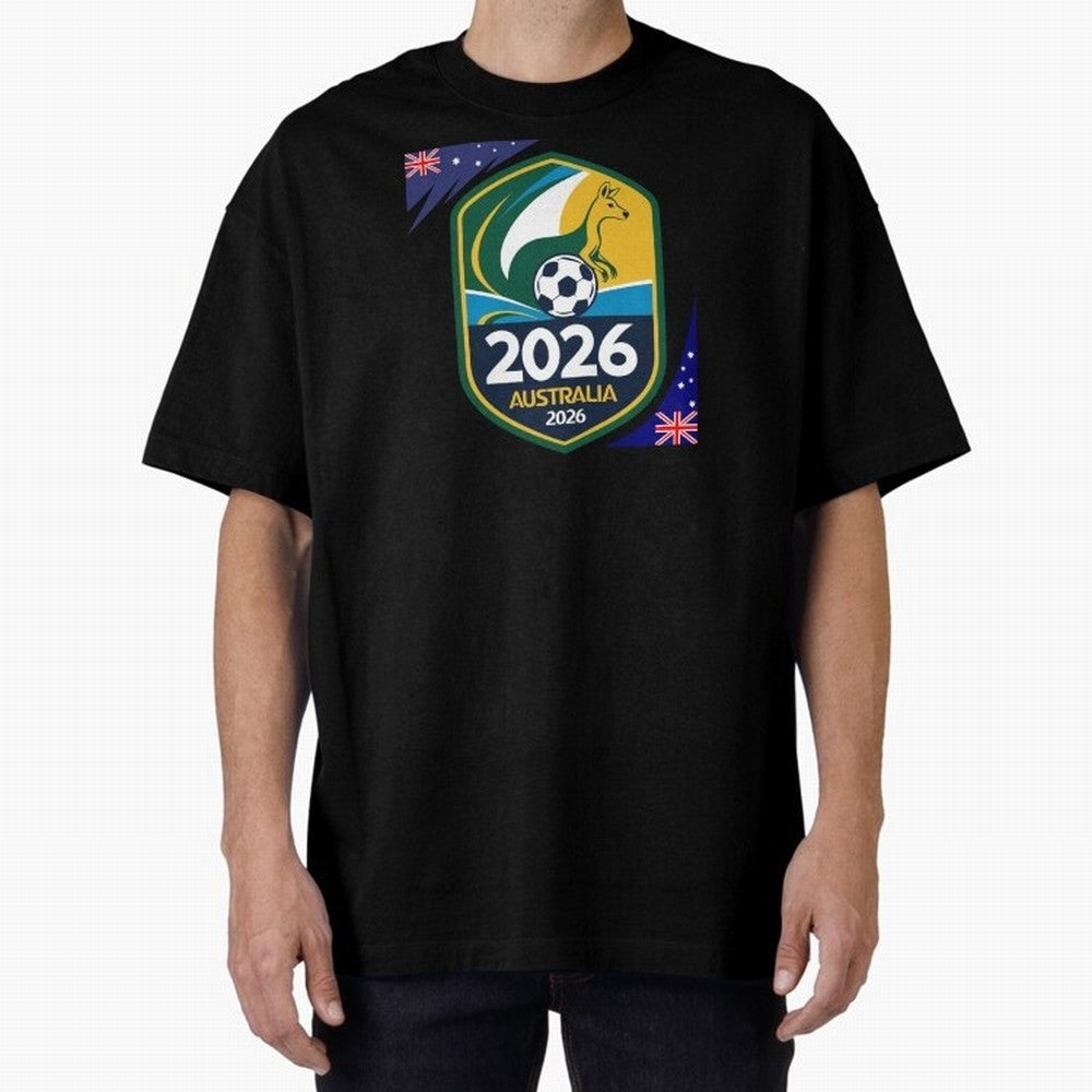 Australia WC2026 Classic T-Shirt Celebrate the Biggest Stage of Global Football Passion for FIFA World Cup 2026 USA Canada Mexico, Filled with Neymar, England, France and Netherlands, Fan Favorite Moments, National Team Passion, Big Match Drama and