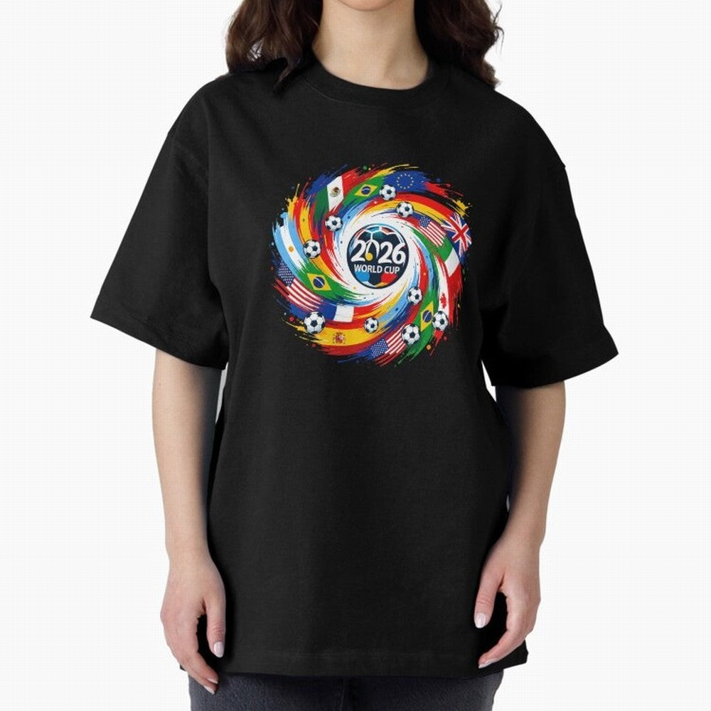 2026 World Cup, FIFA World Cup 2026 Soccer Classic T-Shirt Elevate the FIFA World Cup 2026 USA Canada Mexico Journey through Messi Highlights, Spain Pride, Supporter Pride, Iconic Celebrations, Legendary Names and Global Match Day Energy; Great for