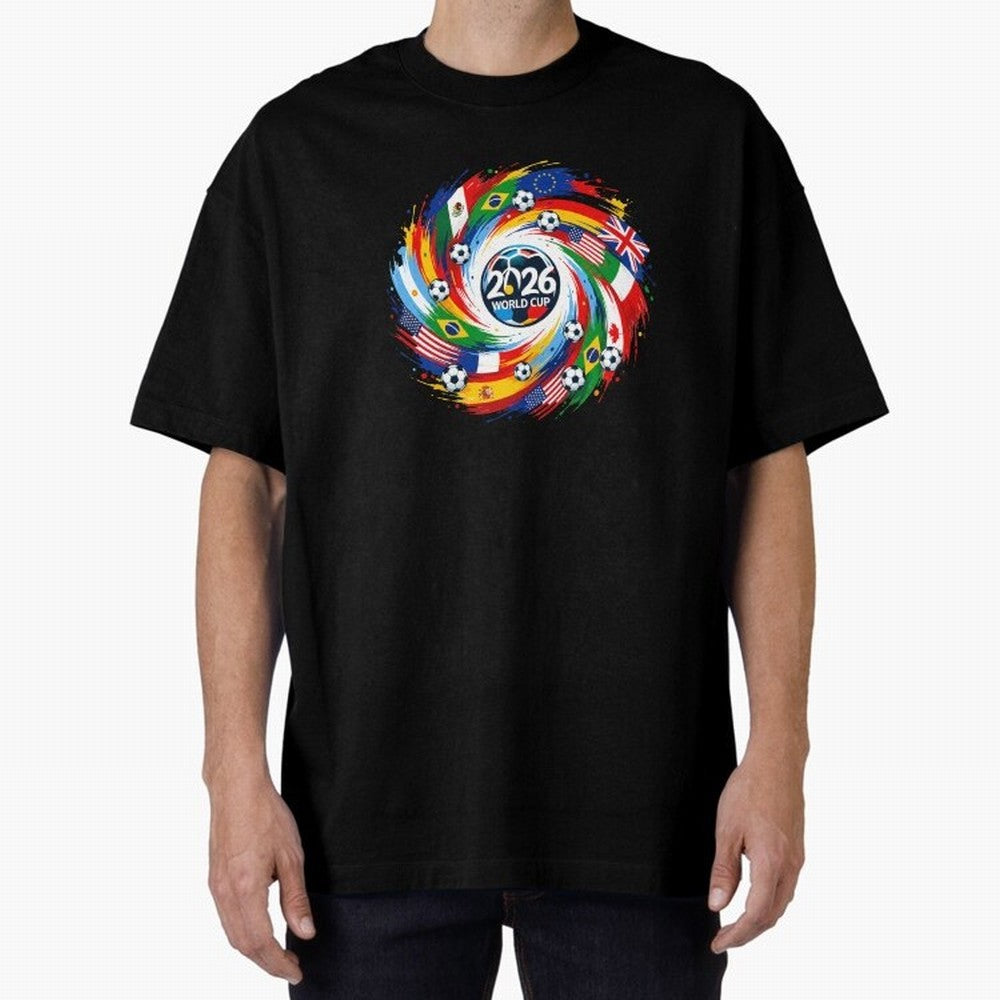 2026 World Cup, FIFA World Cup 2026 Soccer Classic T-Shirt Elevate the FIFA World Cup 2026 USA Canada Mexico Journey through Messi Highlights, Spain Pride, Supporter Pride, Iconic Celebrations, Legendary Names and Global Match Day Energy; Great for