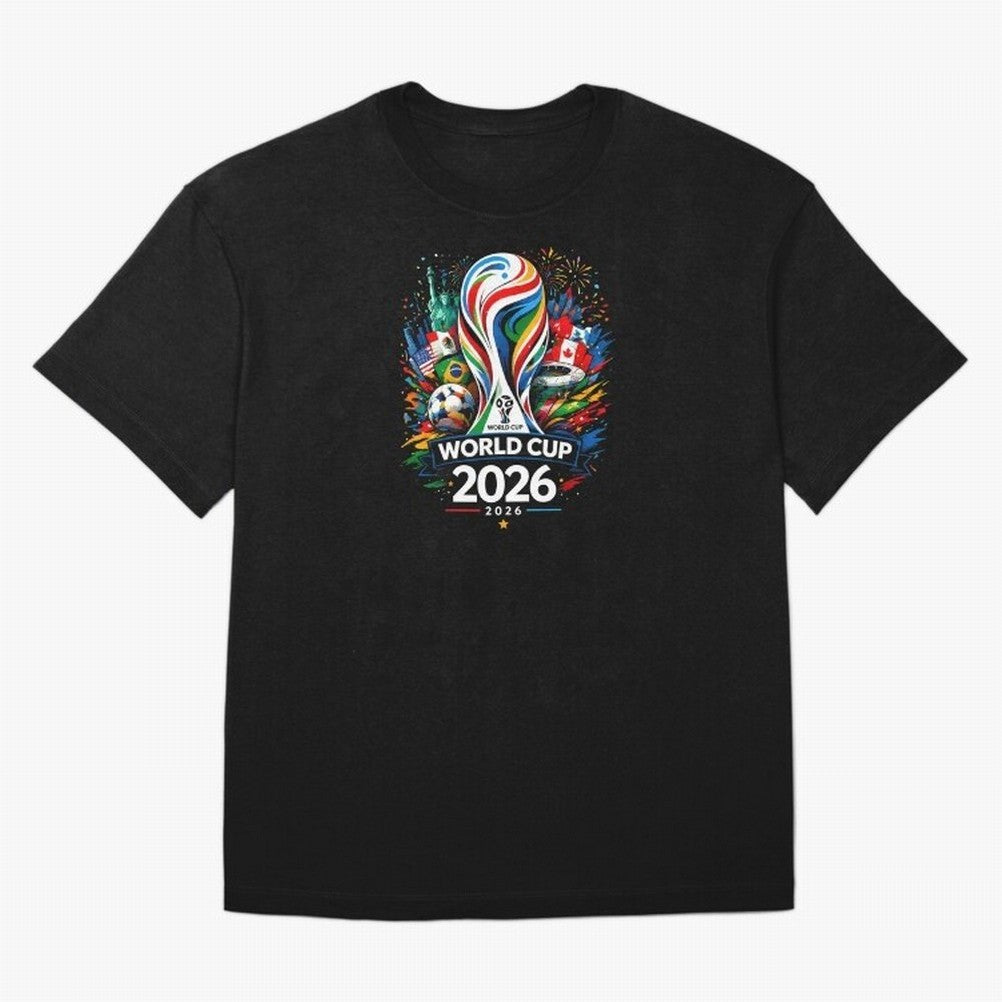 World Cup 2026, Soccer Fan, Football Tournament Classic T-Shirt Fuel Global Football Passion for FIFA World Cup 2026, Capturing CR7 and Messi, Spain, Football History, Final Match Energy, Crowd Noise and Once in a Lifetime Moments; Built for