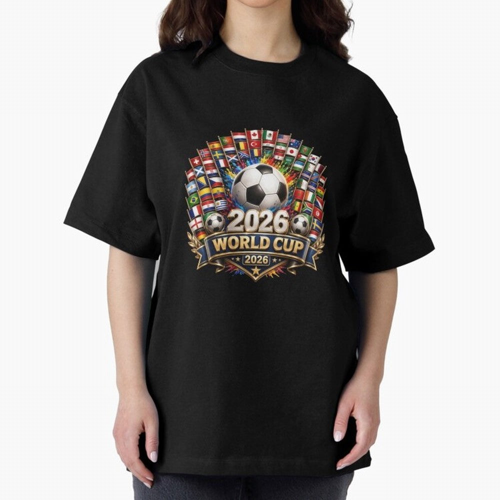 World Cup 2026, Soccer Tournament, 2026 Retro World Cup, Usa Canada Mexico Football Classic T-Shirt Carry the Dream of FIFA World Cup 2026 USA Canada Mexico for Fans of Messi, CR7 and Mbappe and Spain and Netherlands, Bringing Soccer Culture,