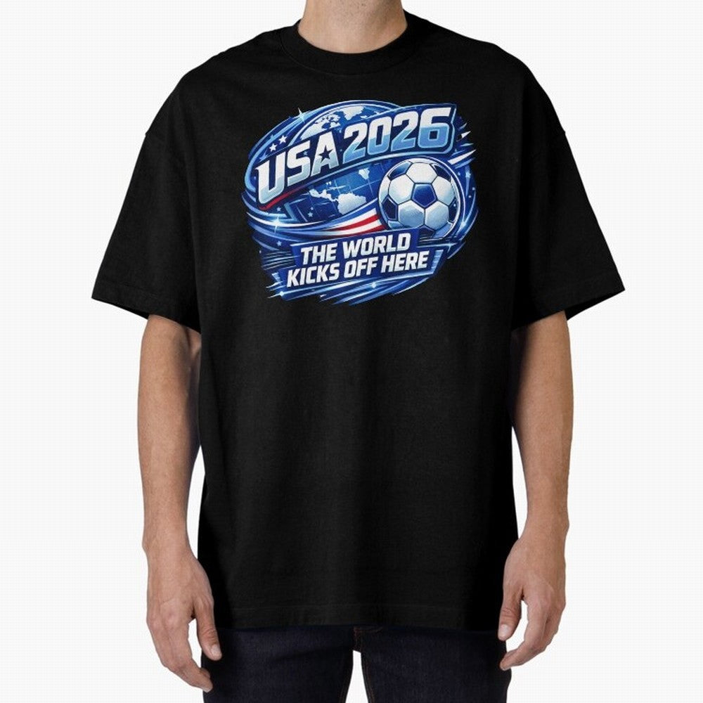 World Cup 2026 Classic T-Shirt Support Your Favorite Stars during FIFA World Cup 2026 Group Stage for Fans of Messi and Portugal, Bringing Football History, Final Match Energy, Crowd Noise and Once in a Lifetime Moments; Ideal for Fans Who Follow