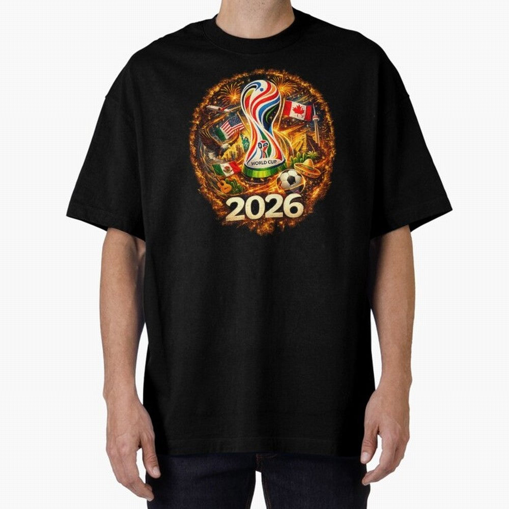 World Football Spirit 2026 USA Canada Mexico Soccer Fan Classic T-Shirt Fuel FIFA World Cup 2026 Group Stage for Fans of Haaland and England, Bringing Global Supporter Spirit, Legendary Goals, National Colors and Tournament Celebration; Built for