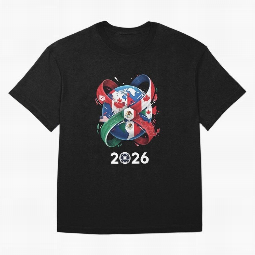 World United by Football 2026 Classic T-Shirt Bring the FIFA World Cup 2026 Journey through Neymar Highlights, Argentina, France and Brazil Pride, Champion Mindset, Group Stage Buzz, Knockout Tension and Passionate Fan Culture; Perfect for People