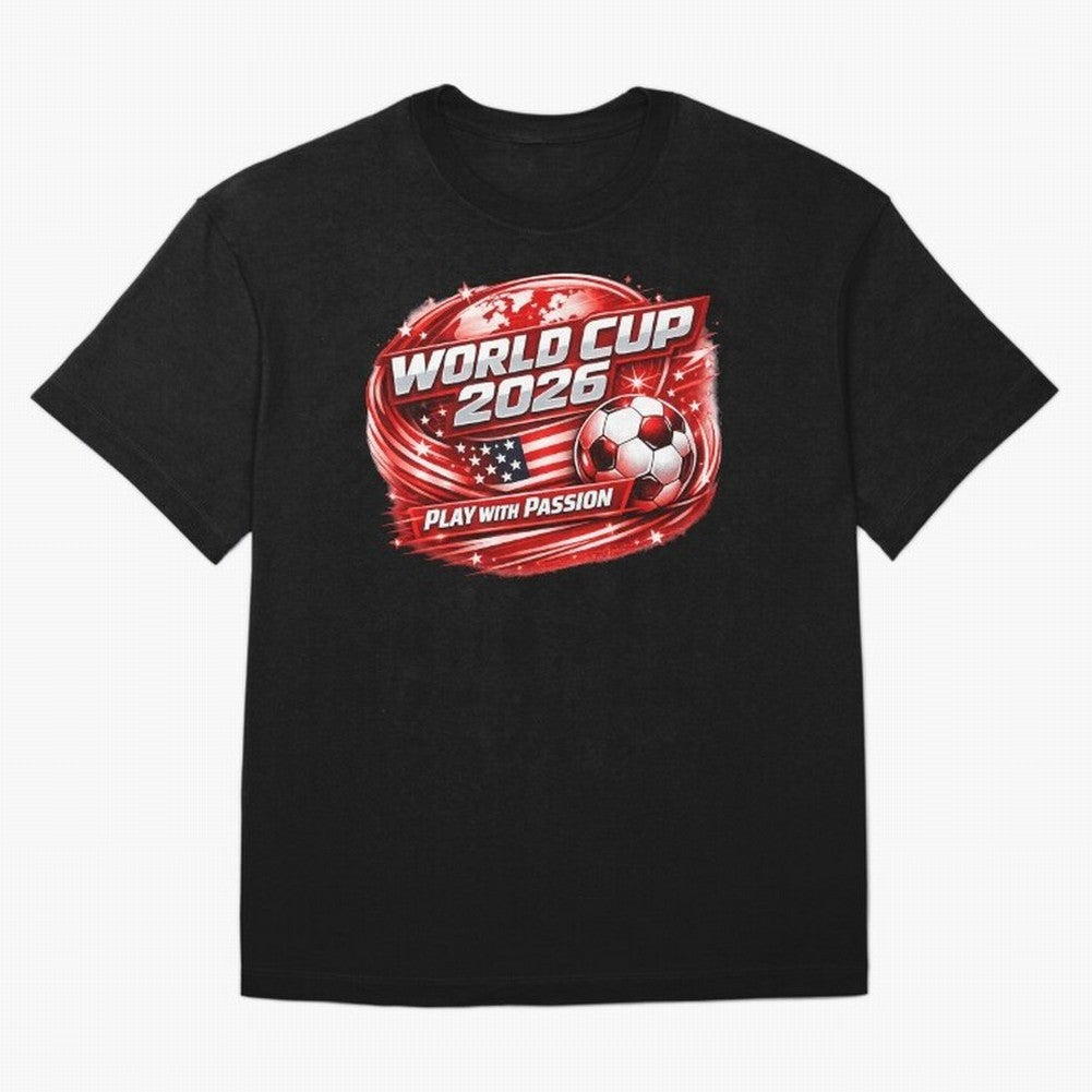 World Cup 2026 Classic T-Shirt Embrace Global Football Passion for FIFA World Cup 2026 Group Stage, Connected to Mbappe, Argentina and Brazil, Football Passion, Legendary Performances, Festival Vibes and Supporter Community; Perfect for People Who
