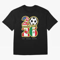 World Cup 2026, Usa Canada Mexico Football Classic T-Shirt Relive Legendary Nights from FIFA World Cup 2026 for Fans of Cristiano Ronaldo and Brazil, Portugal and Argentina, Bringing Sports Nostalgia, International Competition, Famous Players and