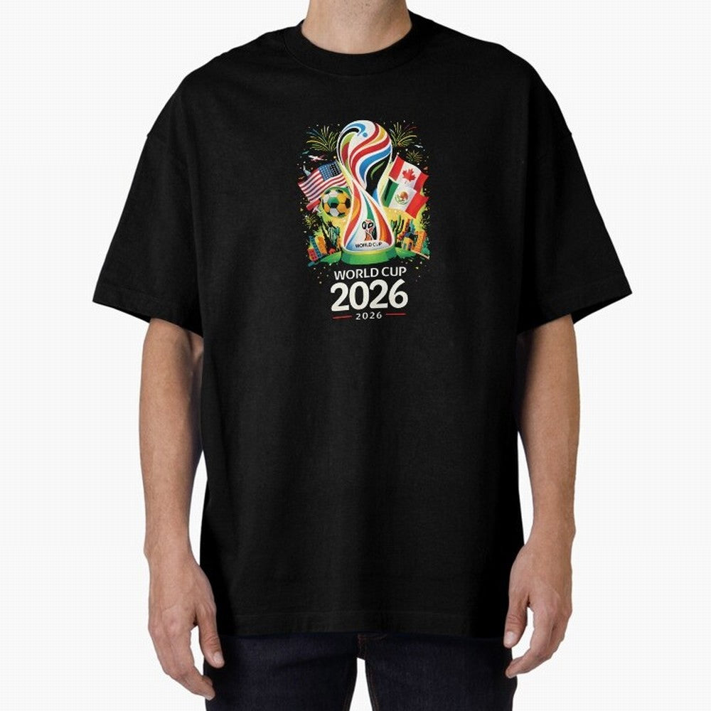 World Cup 2026 Soccer Tournament T-Shirt_87289249 Classic T-Shirt Feel the Heartbeat of FIFA World Cup 2026 USA Canada Mexico Celebrating Messi, Neymar and Mbappe, Portugal Energy, Fan Favorite Moments, National Team Passion, Big Match Drama and