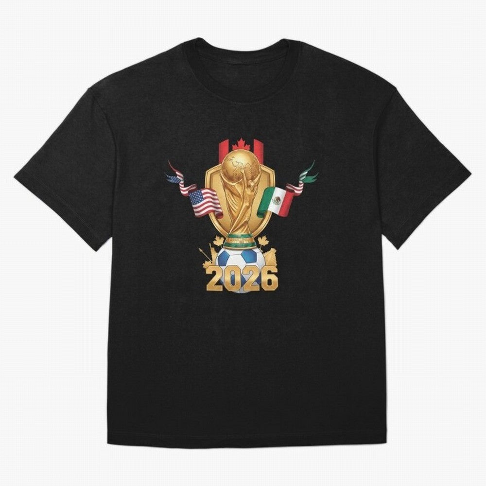 Waves of Victory 2026 Classic T-Shirt Represent Fans Who Live for FIFA World Cup 2026 USA Canada Mexico Spirit, Built around Argentina and Brazil, Haaland, Fan Favorite Moments, National Team Passion, Big Match Drama and Soccer History; Perfect for