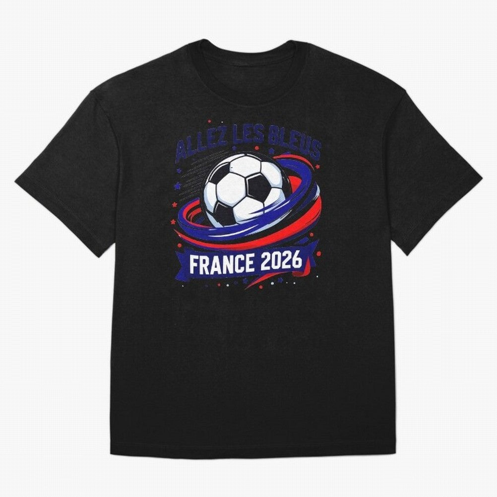 France Fan Art World Cup 2026 Classic T-Shirt Showcase FIFA World Cup 2026 Spirit, Built around Argentina and Brazil, Mbappe and Neymar, Championship Spirit, Famous Goals, Roaring Crowds and International Football Unity; Built for Supporters