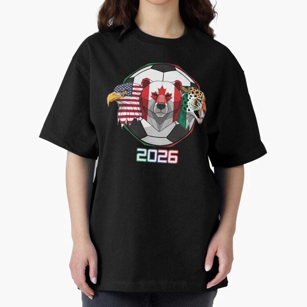 North American Soccer Animals 2026 Classic T-Shirt Refresh Match Day Hype around FIFA World Cup 2026, CR7, Argentina and Brazil, Stadium Memories, Football Loyalty, International Chants and Championship Tradition; Built for Supporters Chasing
