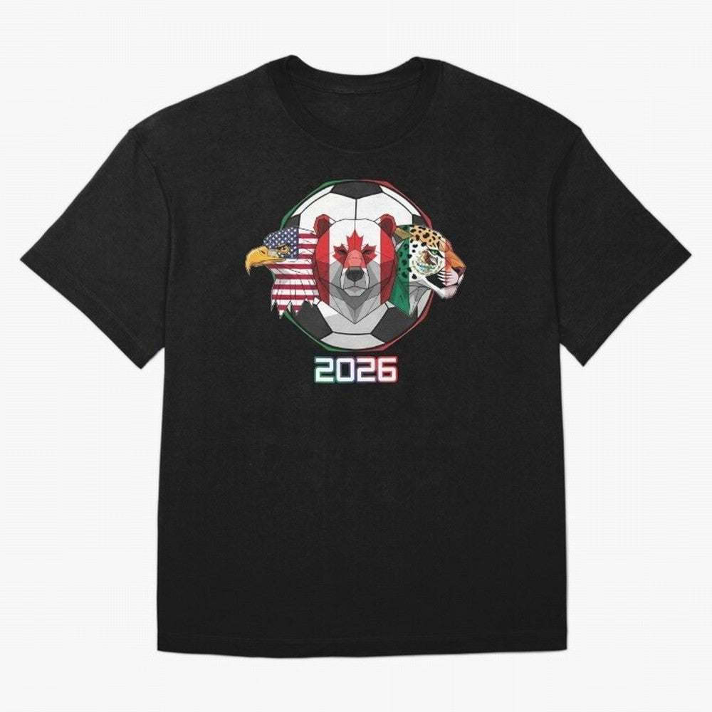 North American Soccer Animals 2026 Classic T-Shirt Refresh Match Day Hype around FIFA World Cup 2026, CR7, Argentina and Brazil, Stadium Memories, Football Loyalty, International Chants and Championship Tradition; Built for Supporters Chasing