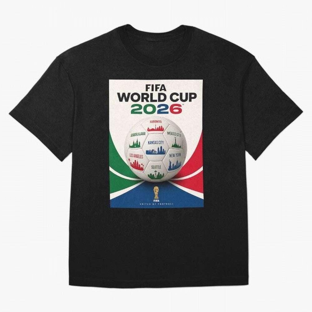 North America Football 2026 Classic T-Shirt Embrace FIFA World Cup 2026 Spirit, Inspired by France, Messi, CR7 and Mbappe, Global Supporter Spirit, Legendary Goals, National Colors and Tournament Celebration; Made for Collectors Who Enjoy Iconic