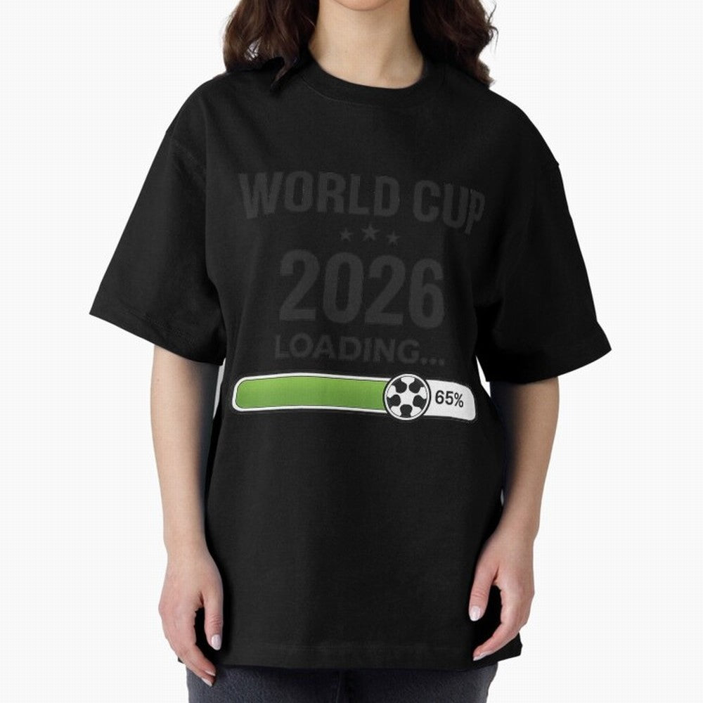 Copy of World Cup 2026 Loading Funny Football Shirt Soccer Fan Gift Classic T-Shirt Create Match Day Hype around FIFA World Cup 2026 Group Stage, Neymar, Brazil, Portugal and Argentina, Retro Football Energy, Iconic Rivalries, Trophy Chase Drama