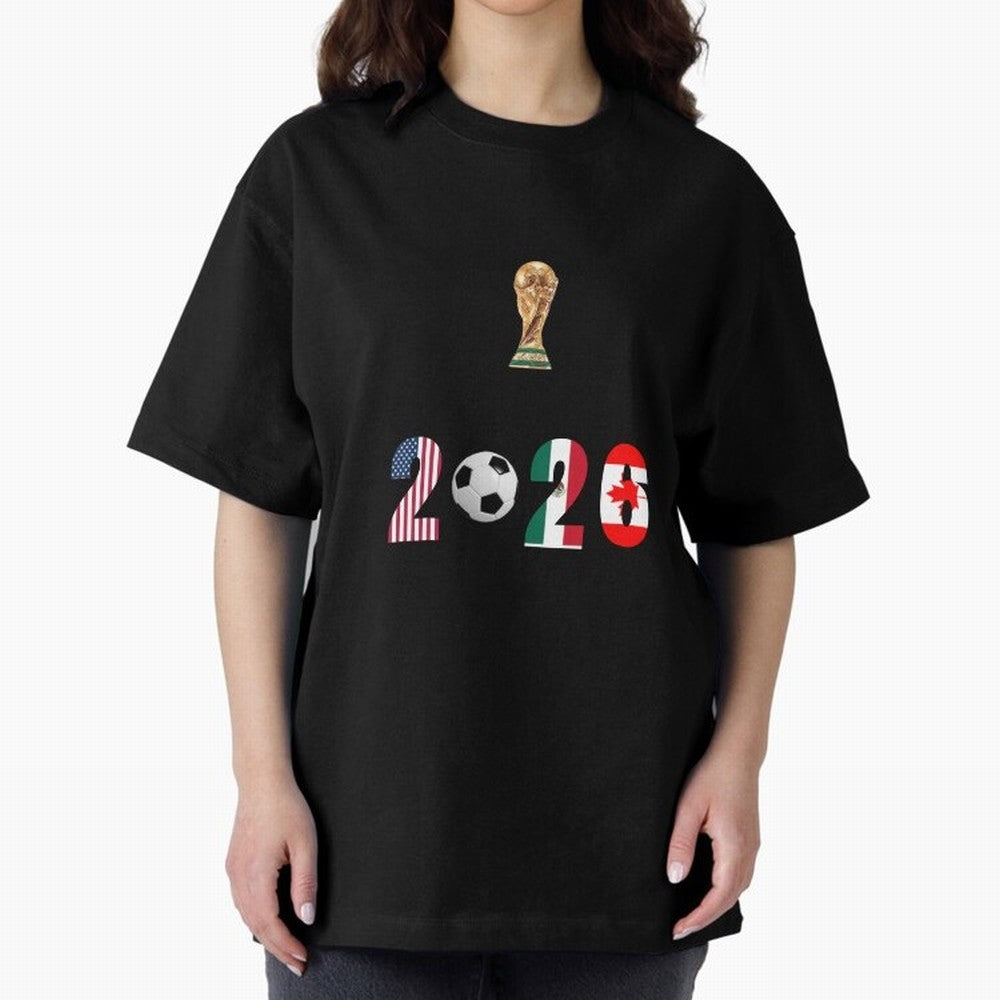 FIFA WORLD CUP Classic T-Shirt Follow the Final Road of FIFA World Cup 2026 USA Canada Mexico Centered on Messi, Neymar and Mbappe, Brazil, Portugal and Argentina Energy, Retro Football Energy, Iconic Rivalries, Trophy Chase Drama and Stadium