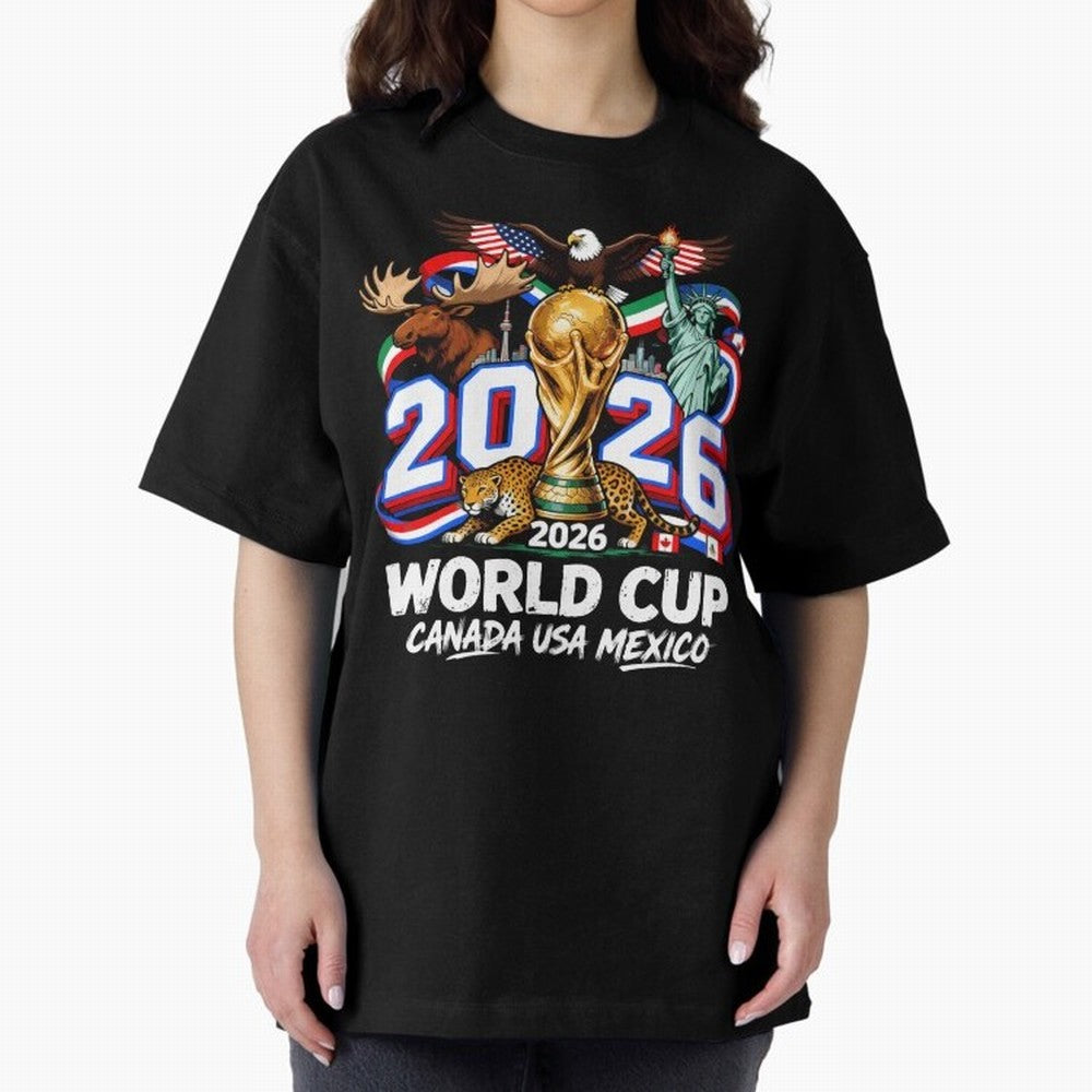 World Cup 2026 Soccer Fan USA Canada Mexico Classic T-Shirt Support the Legends of FIFA World Cup 2026 Group Stage Spirit, Inspired by Portugal, Messi, CR7 and Mbappe, Classic Soccer Heritage, Championship Pressure, Fan Loyalty and International