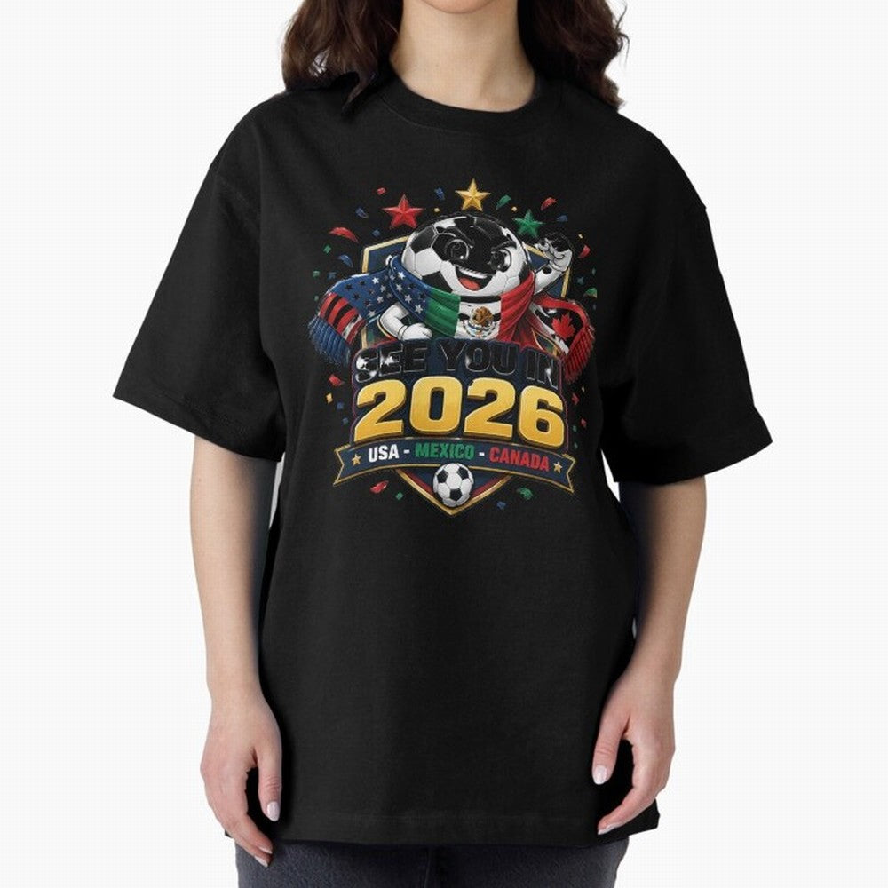 See You in 2026 USA Mexico Canada Soccer Mascot Classic T-Shirt Remember Iconic Moments from Global Football Passion for FIFA World Cup 2026 USA Canada Mexico, Built around Haaland, England, Game Day Rituals, Football Legends, Country Pride and the
