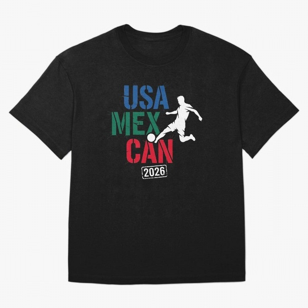 2026 Soccer Player USA Canada Mexico 26 Dark Classic T-Shirt Carry the Dream of FIFA World Cup 2026 Driven by CR7, Argentina Energy, Tournament Hype, Historic Matchups, Family Viewing Parties and Global Sports Pride; Perfect for Supporters Who Want