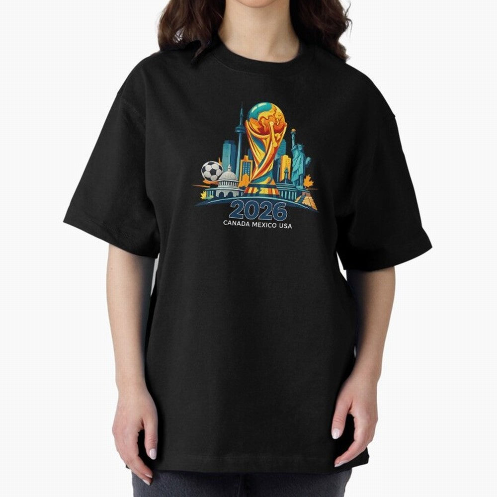 World Football Spirit 2026 - Global Football Championship - USA Canada Mexico Soccer Fan Classic T-Shirt Bring Global Tournament Vibes to FIFA World Cup 2026 USA Canada Mexico Connected to Haaland, England, France and Netherlands Energy,