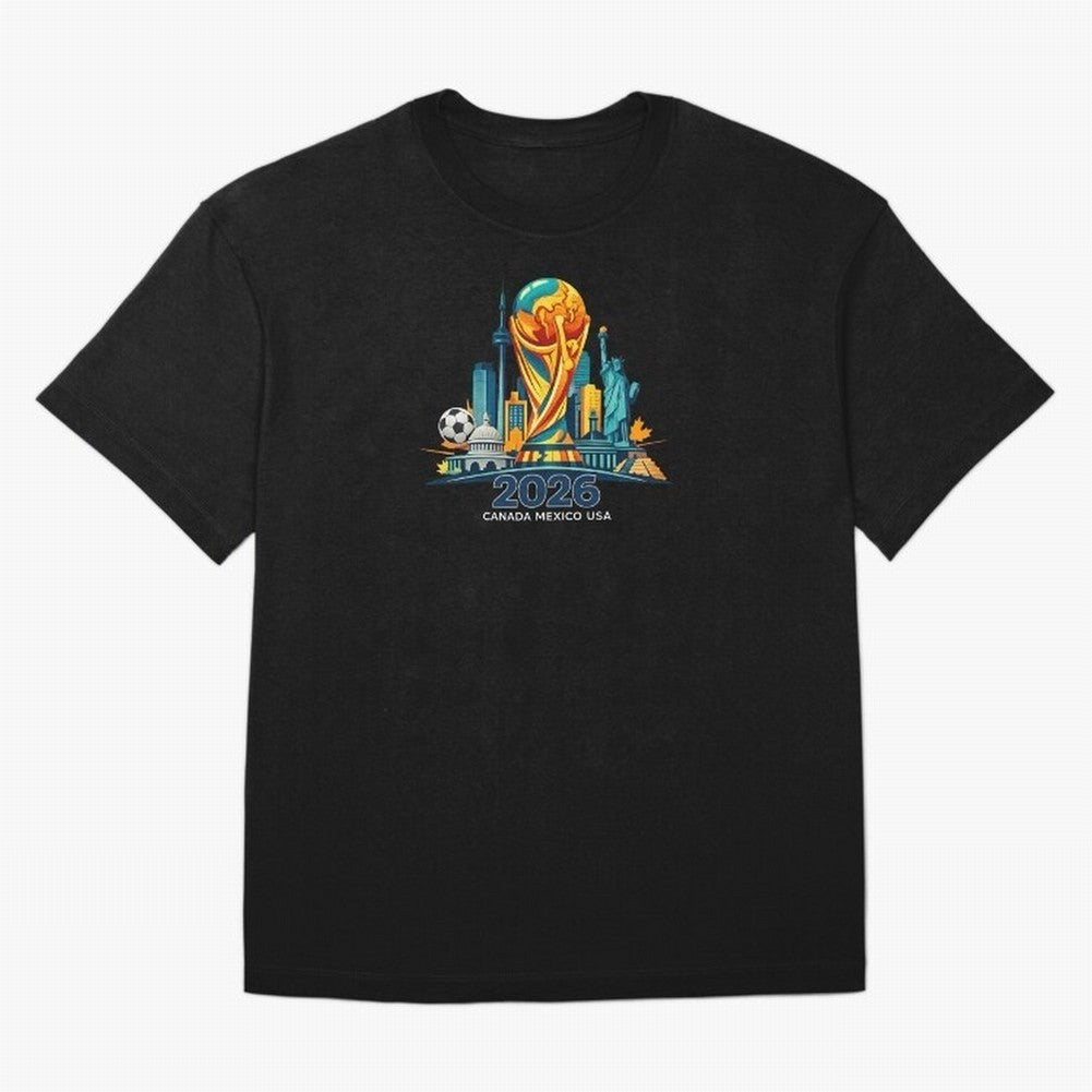 World Football Spirit 2026 - Global Football Championship - USA Canada Mexico Soccer Fan Classic T-Shirt Bring Global Tournament Vibes to FIFA World Cup 2026 USA Canada Mexico Connected to Haaland, England, France and Netherlands Energy,