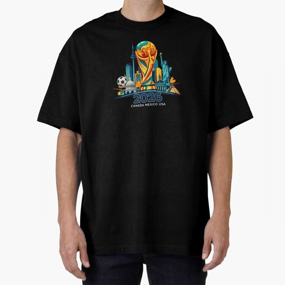 World Football Spirit 2026 - Global Football Championship - USA Canada Mexico Soccer Fan Classic T-Shirt Bring Global Tournament Vibes to FIFA World Cup 2026 USA Canada Mexico Connected to Haaland, England, France and Netherlands Energy,