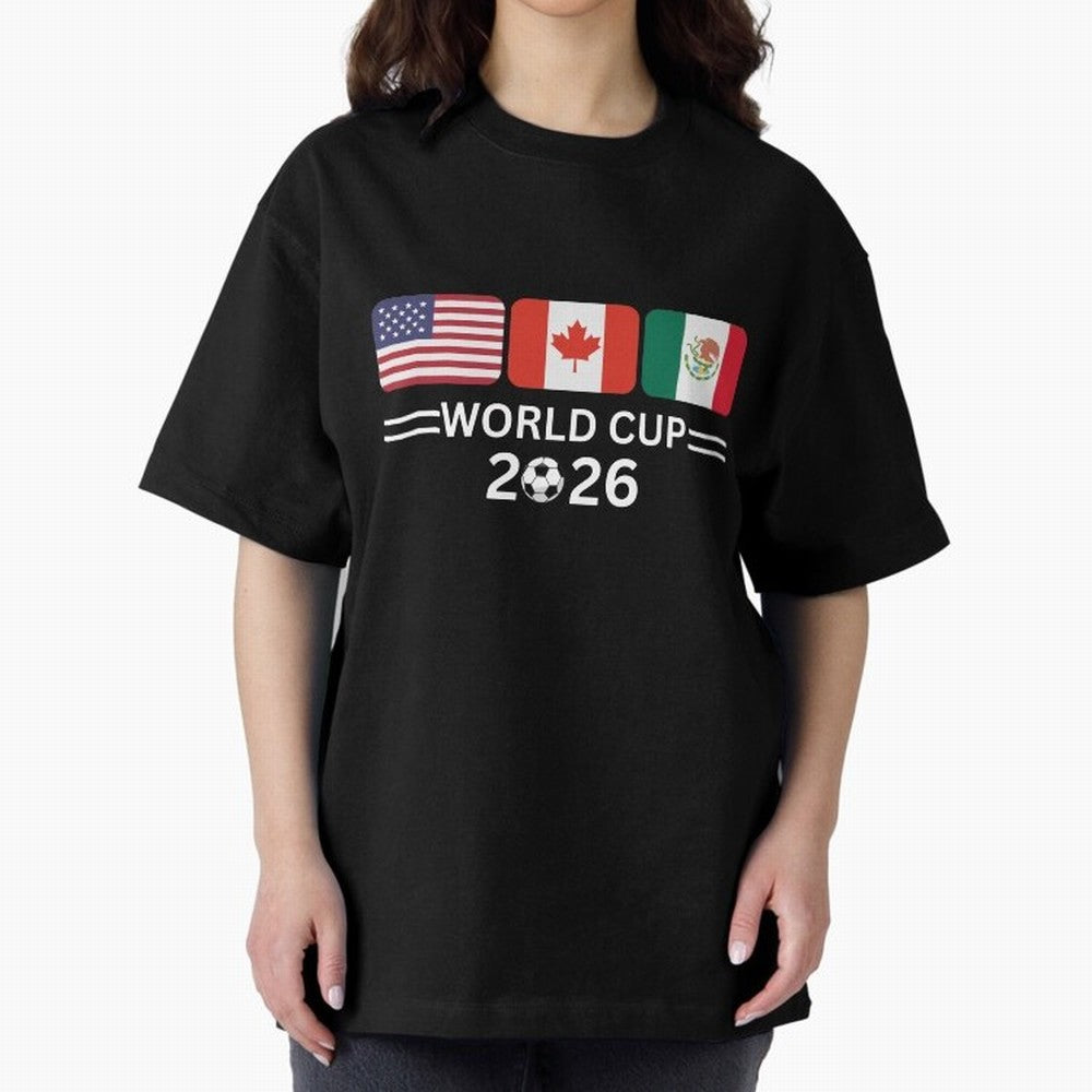 Football World Cup 2026 USA Canada Mexico Soccer & Football Fan Classic T-Shirt Carry the Dream of FIFA World Cup 2026 Celebrating Mbappe, England and Germany Energy, Supporter Pride, Iconic Celebrations, Legendary Names and Global Match Day