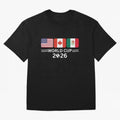 Football World Cup 2026 USA Canada Mexico Soccer & Football Fan Classic T-Shirt Carry the Dream of FIFA World Cup 2026 Celebrating Mbappe, England and Germany Energy, Supporter Pride, Iconic Celebrations, Legendary Names and Global Match Day