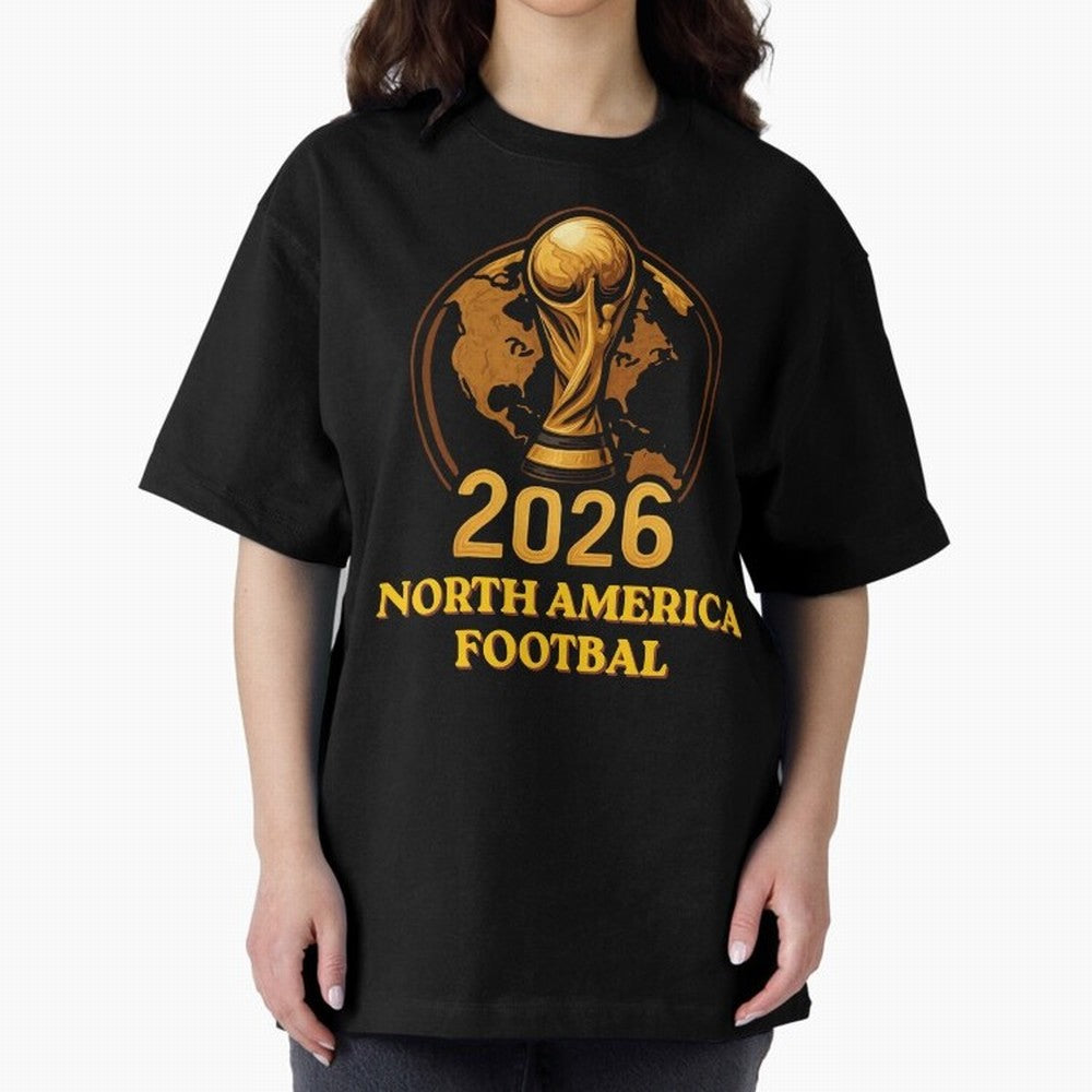Soccer 2026 North America Football Fan Gift Shirt Classic T-Shirt Show Your Love for FIFA World Cup 2026 Group Stage Featuring Cristiano Ronaldo, Argentina, France and Brazil Energy, Sports Nostalgia, International Competition, Famous Players and