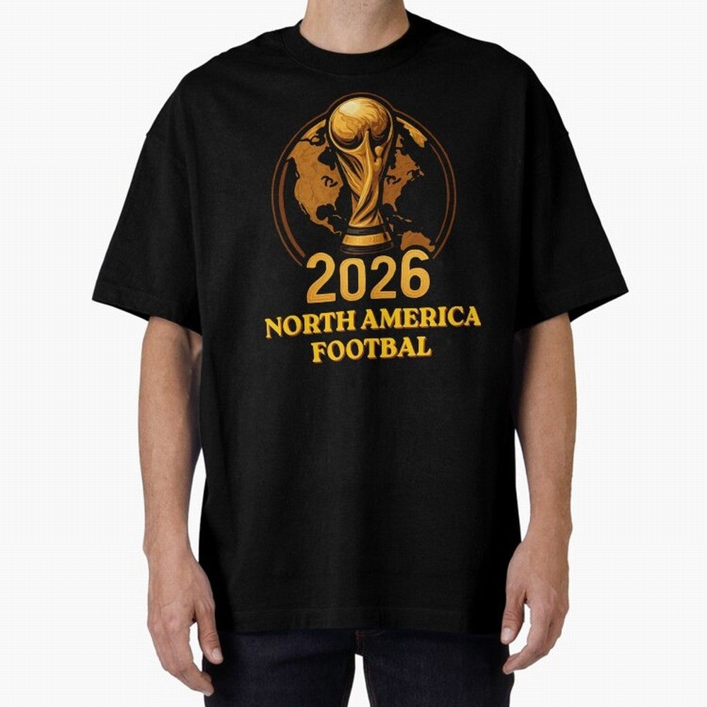 Soccer 2026 North America Football Fan Gift Shirt Classic T-Shirt Show Your Love for FIFA World Cup 2026 Group Stage Featuring Cristiano Ronaldo, Argentina, France and Brazil Energy, Sports Nostalgia, International Competition, Famous Players and