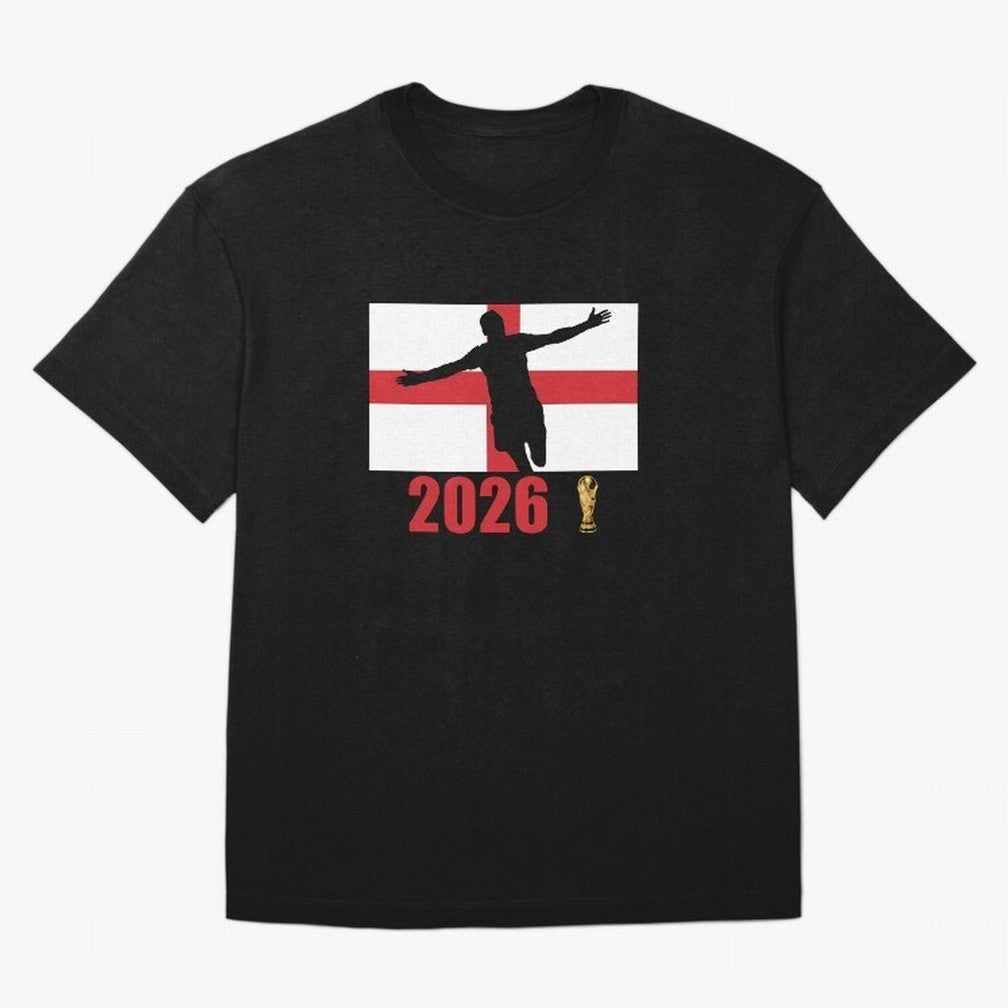 England World Cup 2026 T-Shirt_84815873 Classic T-Shirt Celebrate Football Dreams Across FIFA World Cup 2026 for Fans of Mbappe and Neymar and Argentina, France and Brazil, Bringing Fan Favorite Moments, National Team Passion, Big Match Drama and