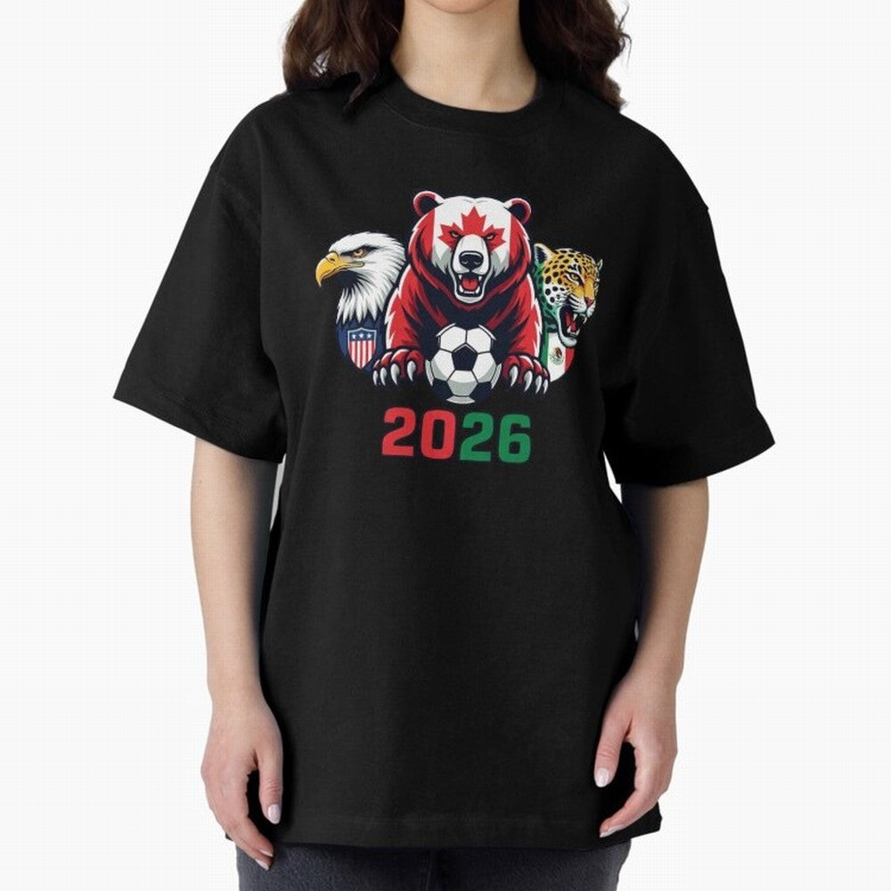 World Cup 2026 USA Canada Mexico Host Mascots Classic T-Shirt Support Your Favorite Stars during Match Day Hype around FIFA World Cup 2026, Messi, CR7 and Mbappe, Argentina, Fan Favorite Moments, National Team Passion, Big Match Drama and Soccer