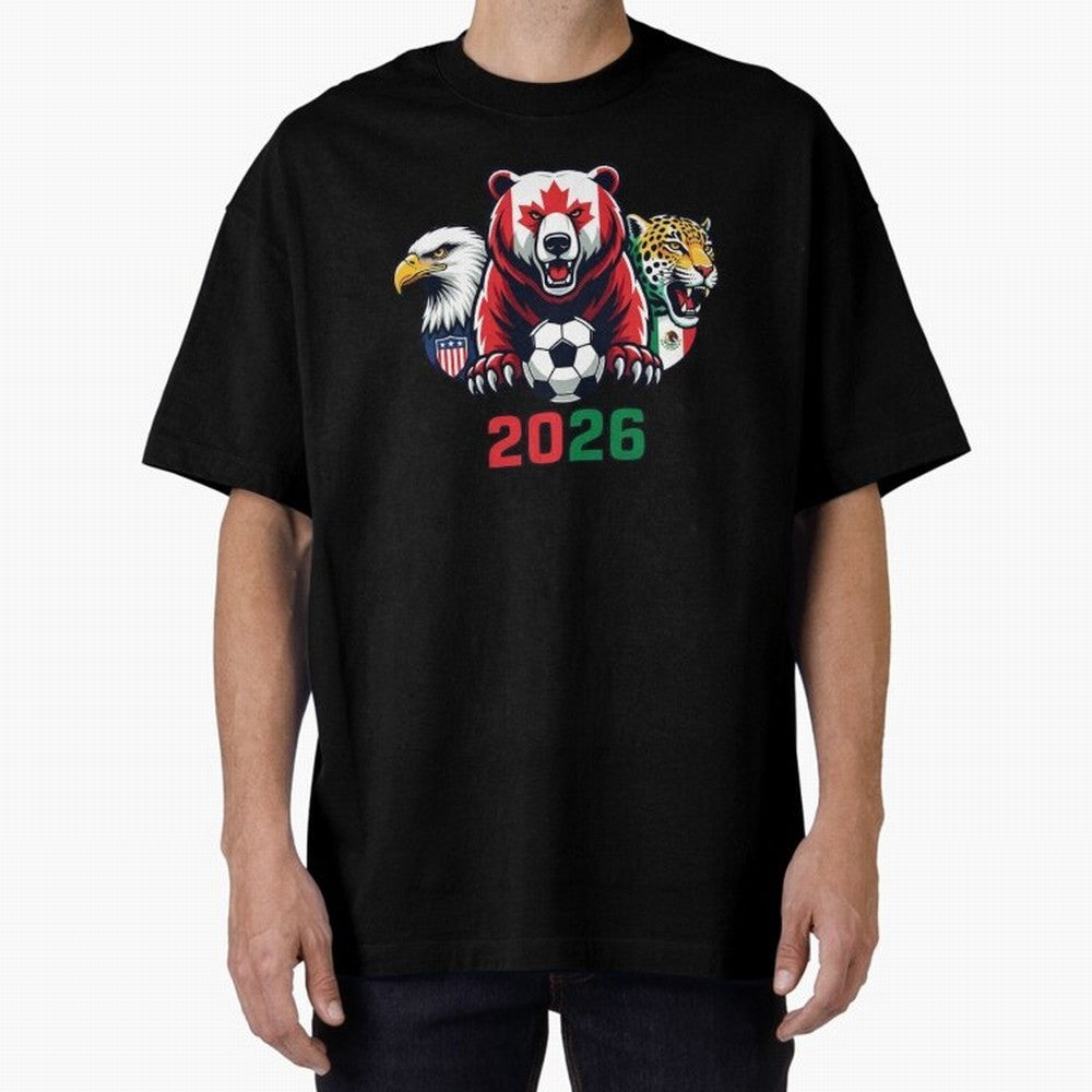 World Cup 2026 USA Canada Mexico Host Mascots Classic T-Shirt Support Your Favorite Stars during Match Day Hype around FIFA World Cup 2026, Messi, CR7 and Mbappe, Argentina, Fan Favorite Moments, National Team Passion, Big Match Drama and Soccer