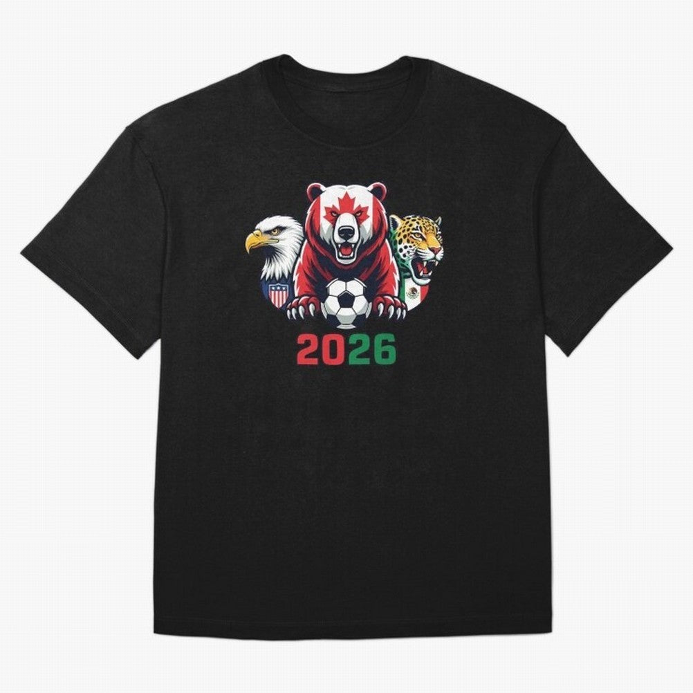 World Cup 2026 USA Canada Mexico Host Mascots Classic T-Shirt Support Your Favorite Stars during Match Day Hype around FIFA World Cup 2026, Messi, CR7 and Mbappe, Argentina, Fan Favorite Moments, National Team Passion, Big Match Drama and Soccer