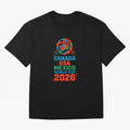 World Cup 2026 USA Canada Mexico ¡ª Retro Soccer Tournament Illustration Classic T-Shirt Support Iconic Players in the FIFA World Cup 2026 Group Stage Journey through CR7 and Messi Highlights, Brazil, Portugal and Argentina Pride, Football History,