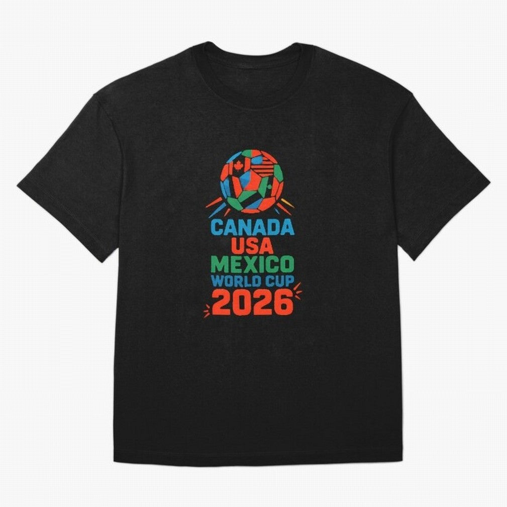 World Cup 2026 USA Canada Mexico ¡ª Retro Soccer Tournament Illustration Classic T-Shirt Support Iconic Players in the FIFA World Cup 2026 Group Stage Journey through CR7 and Messi Highlights, Brazil, Portugal and Argentina Pride, Football History,