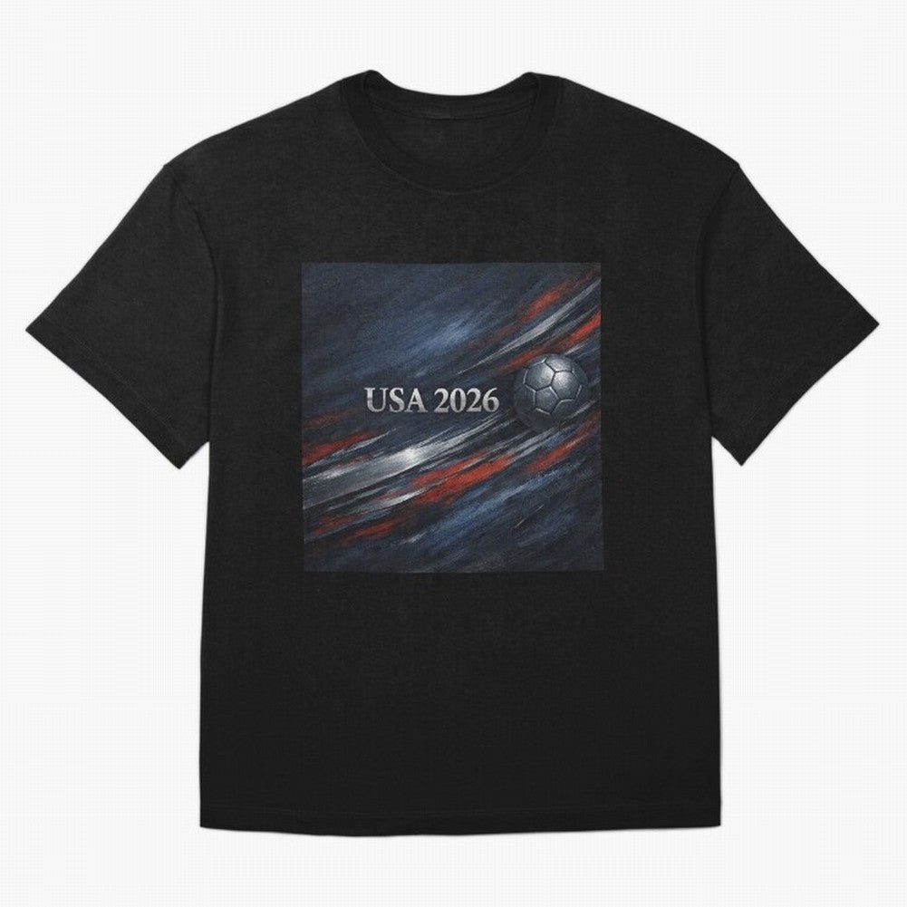 USA 2026 Soccer Event Design Classic T-Shirt Unlock FIFA World Cup 2026 USA Canada Mexico Spirit, Centered on France, Cristiano Ronaldo, Worldwide Fan Energy, Dramatic Goals, Stadium Lights and Championship Celebrations; Perfect for Fans,