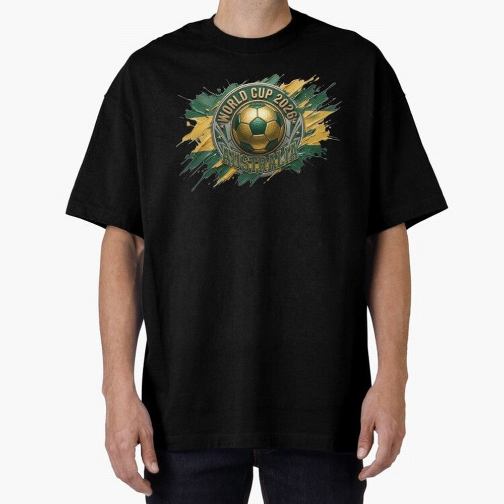World Cup 2026 Australia Soccer Ball Paint Splash Classic T-Shirt Bring Bold Fan Energy to FIFA World Cup 2026 Spirit, Featuring Argentina and Brazil, Cristiano Ronaldo, Game Day Rituals, Football Legends, Country Pride and the Road to the Final;