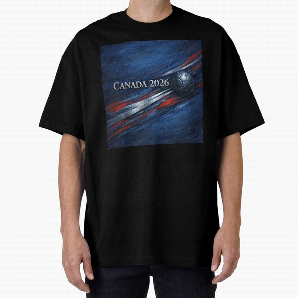 Canada 2026 Soccer Splash Classic T-Shirt Celebrate Classic Football Spirit in FIFA World Cup 2026 USA Canada Mexico Spirit, with Spain and Netherlands, Messi and Cristiano Ronaldo, Supporter Pride, Iconic Celebrations, Legendary Names and Global