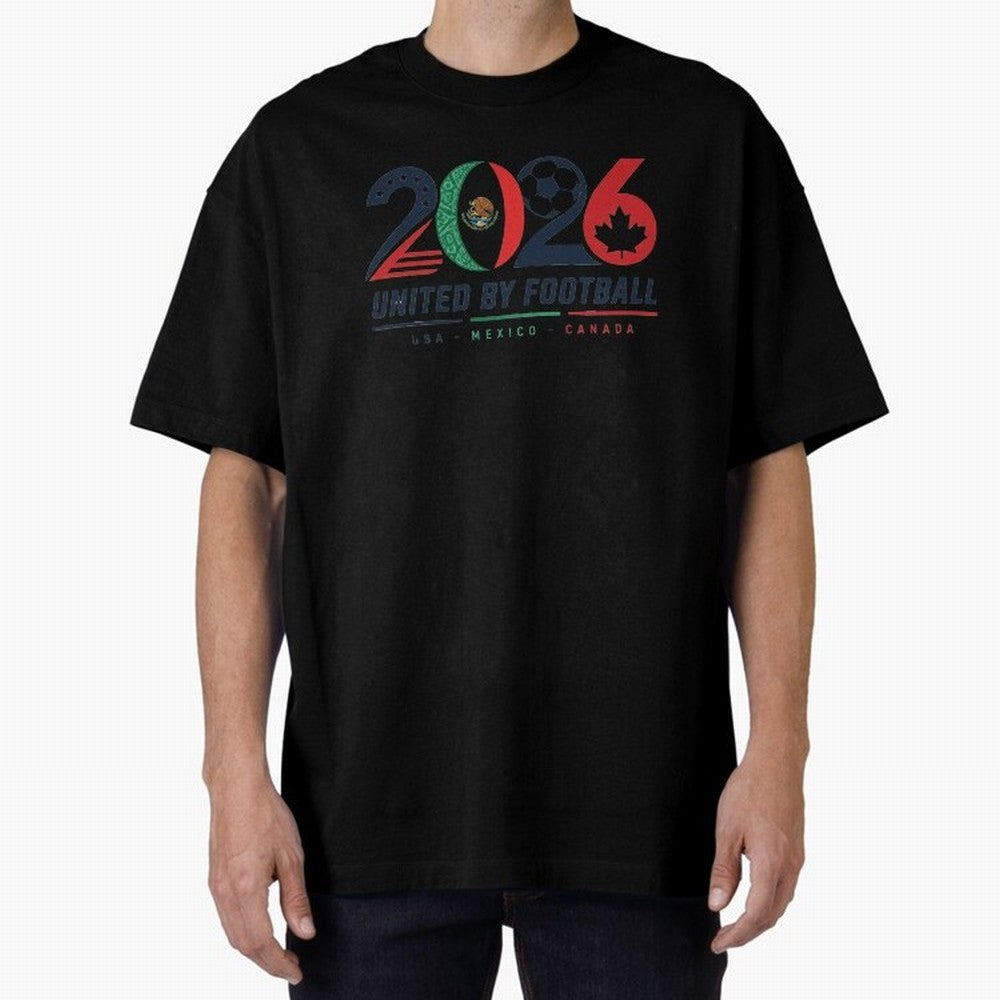 United by Football 2026 Soccer Design Classic T-Shirt Spotlight Match Day Hype around FIFA World Cup 2026 USA Canada Mexico, Neymar, Haaland and Cristiano Ronaldo, England, France and Netherlands, Fan Favorite Moments, National Team Passion, Big