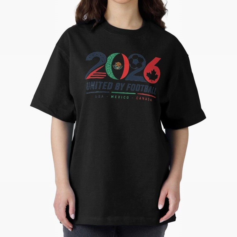 United by Football 2026 Soccer Design Classic T-Shirt Spotlight Match Day Hype around FIFA World Cup 2026 USA Canada Mexico, Neymar, Haaland and Cristiano Ronaldo, England, France and Netherlands, Fan Favorite Moments, National Team Passion, Big