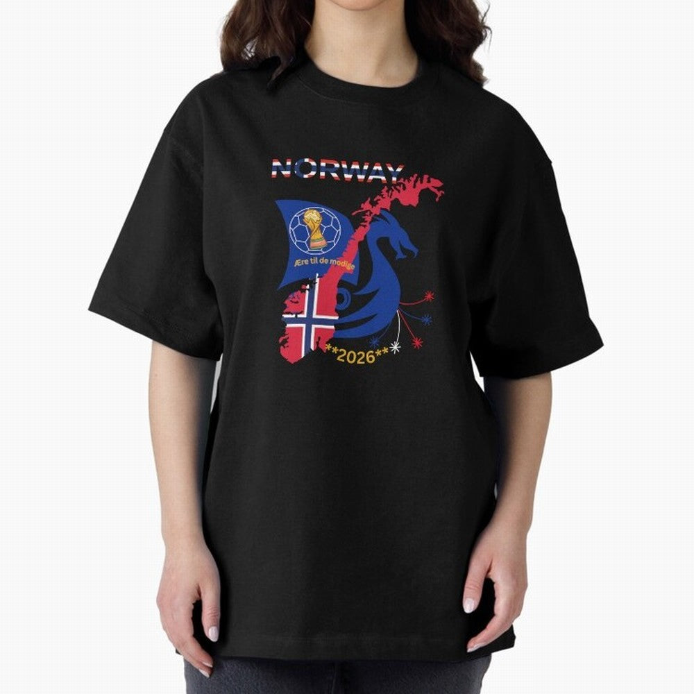 Norway 2026 Classic T-Shirt Bring a Champion Mindset to Match Day Hype around FIFA World Cup 2026 Group Stage, Messi, CR7 and Mbappe, Argentina and Brazil, Global Supporter Spirit, Legendary Goals, National Colors and Tournament Celebration; Built