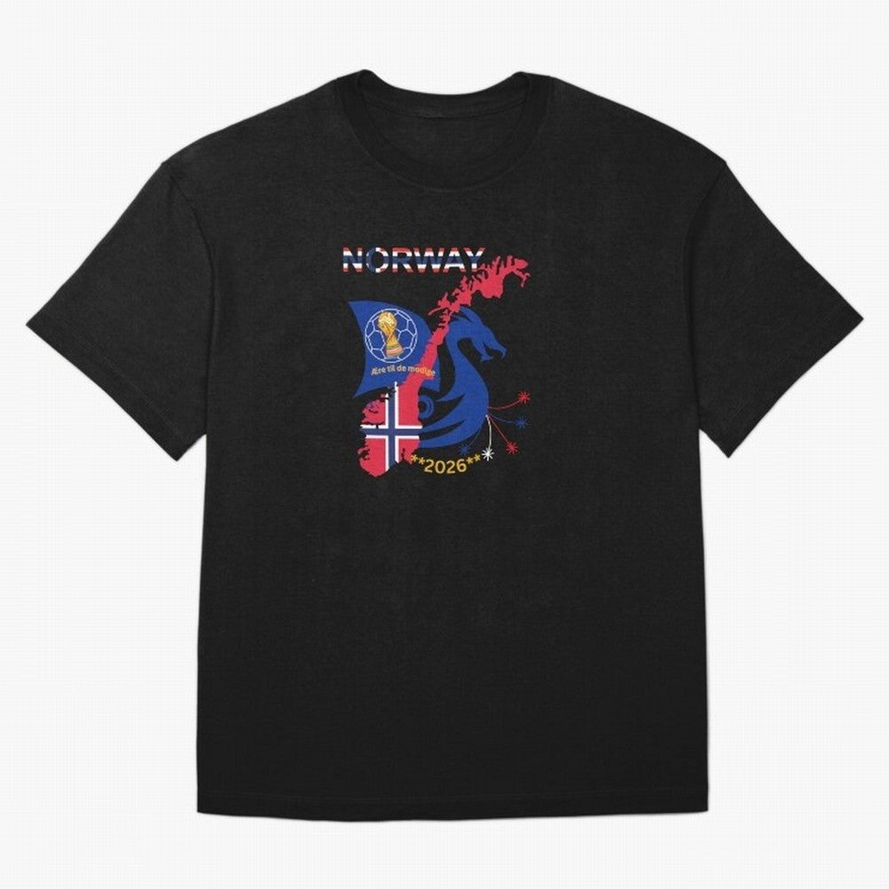 Norway 2026 Classic T-Shirt Bring a Champion Mindset to Match Day Hype around FIFA World Cup 2026 Group Stage, Messi, CR7 and Mbappe, Argentina and Brazil, Global Supporter Spirit, Legendary Goals, National Colors and Tournament Celebration; Built
