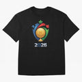 Golden Soccer Ball 2026 Host Nations Emblem Classic T-Shirt Represent Fans Who Live for Match Day Hype around FIFA World Cup 2026 Group Stage, Cristiano Ronaldo, England, France and Netherlands, Tournament Hype, Historic Matchups, Family Viewing
