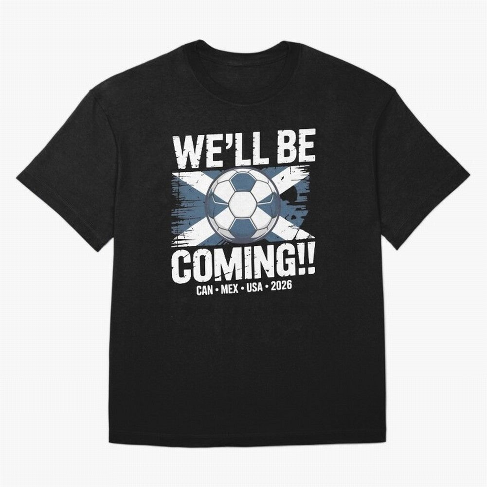 Scotland 2026 Football Qualification National Pride Classic T-Shirt Bring Legendary Rivalry Energy to Global Football Passion for FIFA World Cup 2026 Group Stage, with CR7 and Messi, Portugal, Soccer Culture, Superstar Moments, National Team Dreams