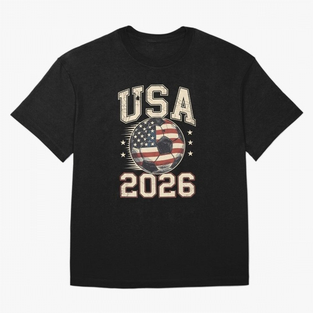 USA 2026 World Cup Soccer Classic T-Shirt Show Championship Spirit for Match Day Hype around FIFA World Cup 2026, Neymar, England and Germany, Global Supporter Spirit, Legendary Goals, National Colors and Tournament Celebration; Made for Die Hard