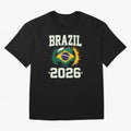 Brazil Soccer Football 2026 Classic T-Shirt Turn Football Passion into FIFA World Cup 2026 Highlighting Haaland and Mbappe, Spain and Netherlands Energy, Football Festival Excitement, Trophy Ambitions, Country Rivalries and Star Player Buzz;