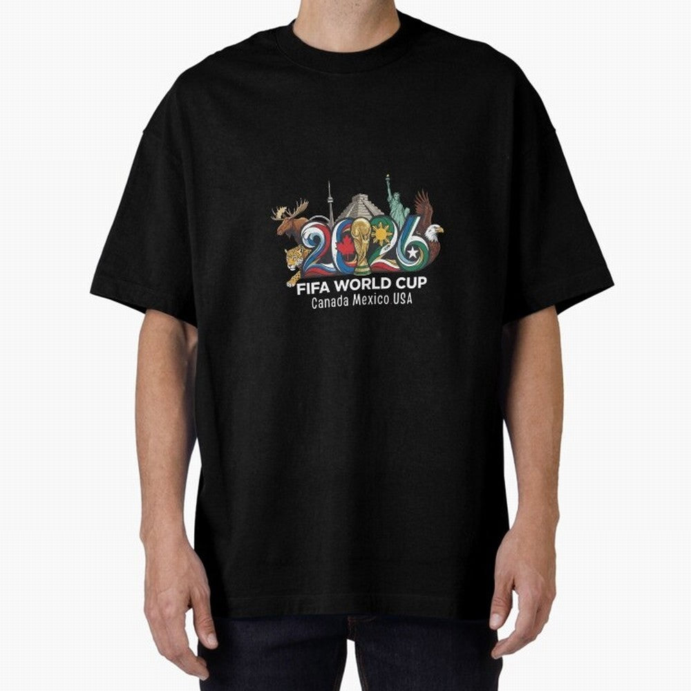 Skyline Landmarks 2026 World Cup Classic T-Shirt Celebrate Fan Favorites in the FIFA World Cup 2026 Journey through Mbappe and Neymar Highlights, England and Germany Pride, Football Festival Excitement, Trophy Ambitions, Country Rivalries and Star