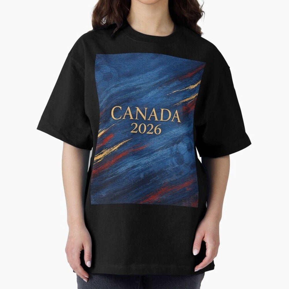 Elegant and Luxury Canada 2026 Soccer Theme Classic T-Shirt Bring Champion Energy into the FIFA World Cup 2026 Group Stage Journey through Neymar, Haaland and Cristiano Ronaldo Highlights, Argentina Pride, Match Day Excitement, Supporter Culture,