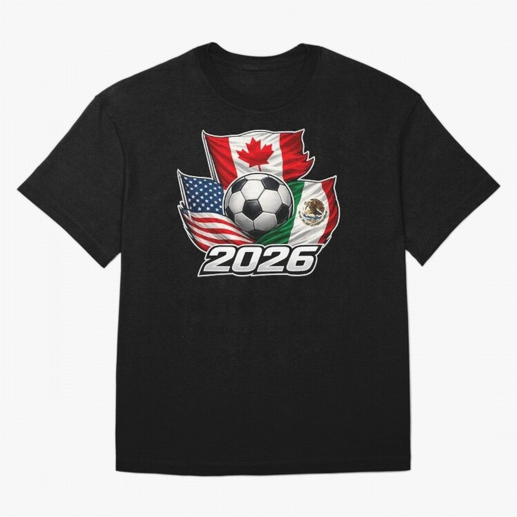 Soccer 2026 USA Canada Mexico ¨C World Football Flags Classic T-Shirt Show Championship Spirit for Global Football Passion for FIFA World Cup 2026, Built around Mbappe, Germany, Soccer Culture, Superstar Moments, National Team Dreams and